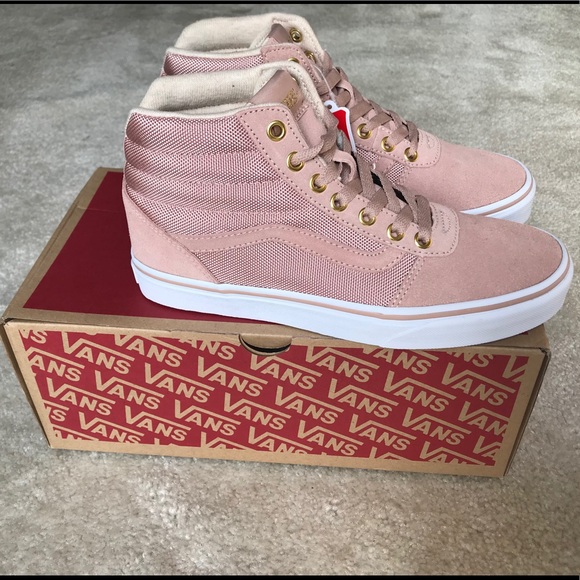 NWT Ward Hi Top Vans in Mahogany Rose - Picture 2 of 5